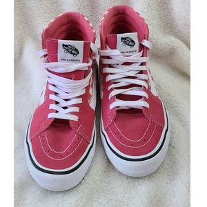 Men's pink Vans